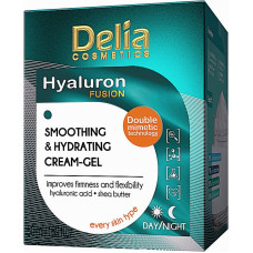 Разглаживающий увлажняющий крем-гель Delia cosmetics Hyaluron Fusion 50 мл (40453)