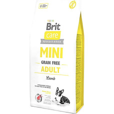 Сухой корм для взрослых собак миниатюрных пород Brit Care GF Mini Adult Lamb с ягненком 7 кг