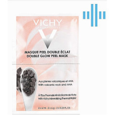 Минеральная маска-пилинг Vichy двойной блеск для кожи лица 2 х 6 мл (42415)