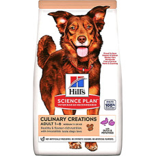 Сухой корм для взрослых собак Hill's Science Plan Adult Medium Breed Culinary Creations с уткой и картофелем 14 кг 