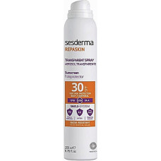 Солнцезащитный аэрозоль для тела Sesderma Repaskin Transparent Spray 30 SPF 200 мл (51660)