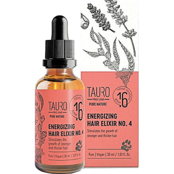 Эликсир для стимуляции роста шерсти у собак и кошек Tauro Pro Line Energizing Hair Elixir № 4 30 мл