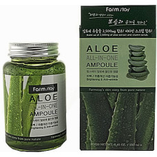 Многофункциональная ампульная сыворотка с алоэ вера FarmStay Aloe All-In One Ampoule 250 мл (43923)