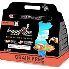 Беззерновой корм для взрослых собак happyOne Mediterraneum Adult Dog Fresh Lamb со свежим ягненком 3 кг