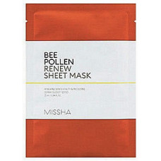Обновляющая маска для лица Missha Bee Pollen Renew Sheet Mask 25 мл (42220)