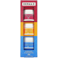Набор миниатюр Derma E Трио для очищения осветления и увлажнения кожи 3 шт. х 14 г (42646)