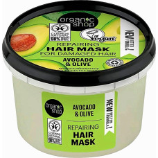 Восстанавливающая маска Organic Shop Авокадо и Олива для поврежденных волос 250 мл (37240)