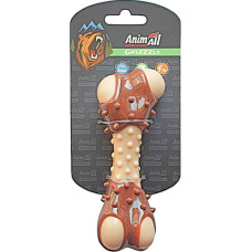 Игрушка AnimAll GrizZzly косточка с ароматом мяса 13.5х5.7х4.9 см Beige/brown