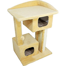 Дряпка Lucky Pet дом Каньон мех 57x44x79 см Бежевая
