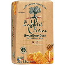 Экстра нежное мыло Le Petit Olivier 100% vegetal oils soap Мед 250 г (48607)