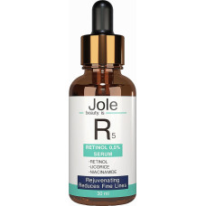 Сыворотка для лица Jole Retinol 5 Serum с ретинолом 0.5%, ниацинамидом и центеллой 30 мл (43999)