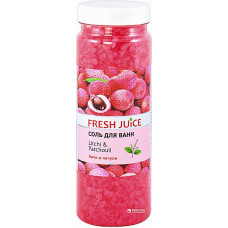 Соль для ванн Fresh Juice Litchi Patchouli 700 г (50325)