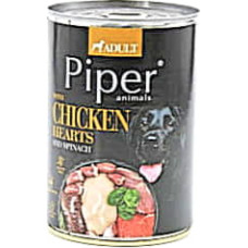 Dolina Noteci Piper Dog Консерва с куриными сердцами и шпинатом 400 гр