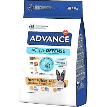 Сухой корм для собак для Французских бульдогов Advance Dog French Bulldog с уткой 7.5 кг