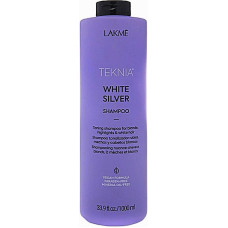 Шампунь для нейтрализации желтого оттенка волос Lakme Teknia White Silver Shampoo 1000 мл (39072)