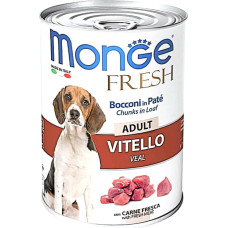 Влажный корм для собак Monge Dog Wet FRESH телятина 400 г
