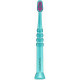 Детская зубная щетка Curaprox CS Baby прорезиненная ручка с присоской Зеленая с розовой щетиной (45957)