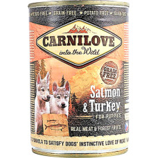 Влажный корм для щенков Carnilove Puppy k с лососем и индейкой 400 г