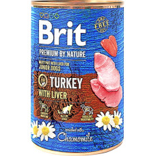 Влажный корм для собак Brit Premium Индюшатина с индюшиной печенью 800 г