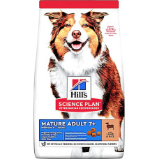 Сухой корм для зрелых собак от 7 лет Hill’s Science Plan Mature Adult 7+ Medium Breed с ягненком и рисом 14 кг 