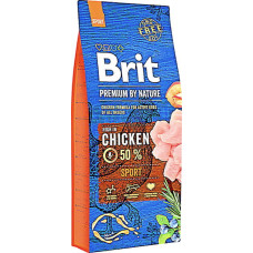Сухой корм для собак Brit Premium Sport с повышенными физическими нагрузками со вкусом курицы 15 кг