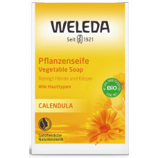 Растительное мыло для младенцев Weleda "Календула" 100 гр (51722)