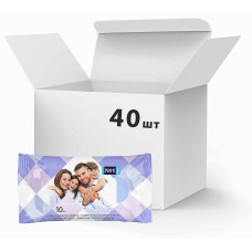 Упаковка влажных салфеток Bella Универсальные для всей семьи 40 пачек по 10 шт. (50369)