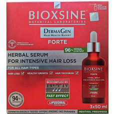 Сыворотка против выпадения волос Bioxsine ДермаДжен Форте 3 флакона х 50 мл (37956)