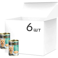 Корм влажный Edel Dog k для собак телятина и кролик 400 г х 6 шт
