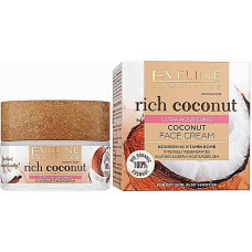 Ультра-питательный крем для лица Eveline Cosmetics Rich Coconut Face Cream Обогащенный кокосовым маслом 50 мл (40665)