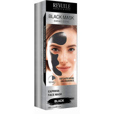 Черная маска для лица Revuele Экспресс детокс 80 мл (42318)