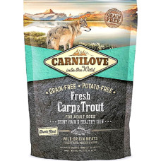 Carnilove Fresh Carp Trout for Adult dogs Сухой корм для взрослых собак всех пород с карпом и форелью 1,5 кг