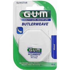 Зубная нить GUM Butlerweave Mint Waxed Вощеная 55 м (44969)