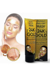 Золотая маска-пленка Peel-Off 24K Gold пилинг тонизирует кожу от угрей прыщей морщин MASHELE (41697)