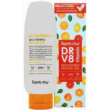 Пилинг гель FarmStay DR-V8 Vitamin Brightening Peeling Gel с витаминным комплексом 150 мл (42960)