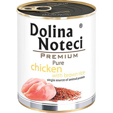 Влажный корм Dolina Noteci Pure для собак с аллергией с курицей и коричневым рисом 800 г