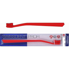 Зубная щетка Swissdent Profi Colours светло красная/красная (46354)