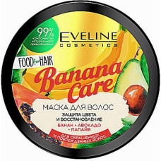 Маска Eveline Food for Hair Banana Care Защита цвета и восстановление 500 мл (37014)