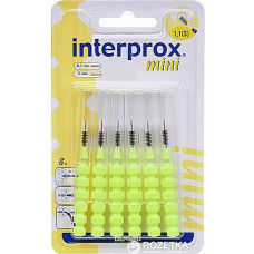 Щетки Dentaid для межзубных промежутков Interprox Mini 1.1 мм 6 шт. (44725)