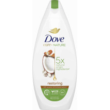 Крем-гель для душа Dove Восстанавливающий с маслом кокоса и экстрактом миндаля 225 мл (47591)