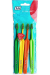 Набор зубных щеток TePe Colour Compact Extra Soft 4 шт. (46370)