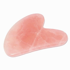 Скребок ГуаШа Сердце - Розовый Кварц - Без упаковки (39786)