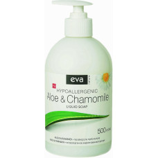 Жидкое крем-мыло для чувствительной кожи рук Eva Natura Алоэ и ромашка гипоаллергенное 500 мл (47791)