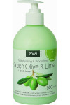 Жидкое крем-мыло для рук Eva Natura Зеленая олива и лайм 500 мл (47795)