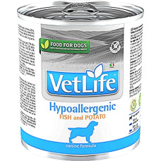 Влажный лечебный корм для собак Farmina Vet Life Hypoallergenic Fish & Potato при пищевой аллергии 300 г