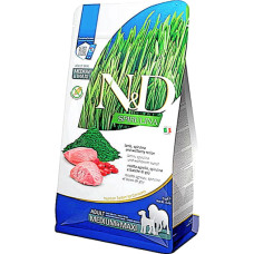 Сухой беззерновой корм Farmina N&D SPIRULINA для взрослых собак средних и больших с ягненком, спирулиной и ягодами годжи 7 кг