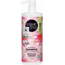 Шампунь для окрашенных волос Organic Shop Сияние Водная лилия и Амарант 1 л (39333)
