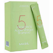 Набор шампуня Masil 5 Probiotics Apple Vinegar Shampoo с пробиотиками и яблочным уксусом 8 мл х 20 шт. (39183)