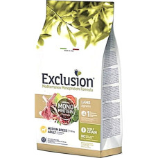 Полнорационный сухой корм Exclusion Adult Lamb Medium Breed ягнят для взрослых собак средних пород 3 кг