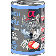 Влажный корм для взрослых собак Alpha Spirit Anchovy with Red Apple с анчоусами и яблоками 400 г